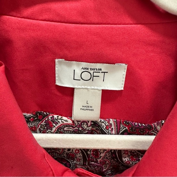 LOFT Red Trench Coat for Women - Picture 3 of 5